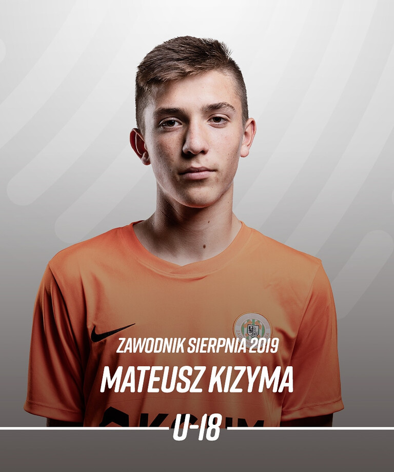 Mateusz Kizyma Zawodnikiem Miesiąca! Mateusz Kizyma Zawodnikiem Miesiąca!