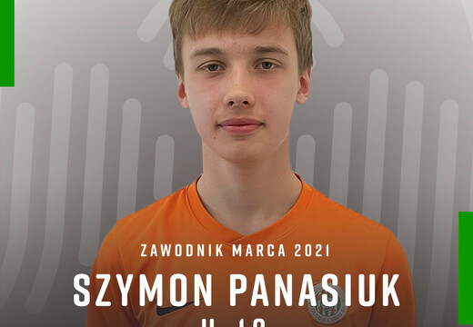 Szymon Panasiuk Zawodnikiem Miesiąca!