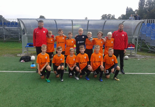 Mecz mistrzowski w I Lidze Wojewódzkiej Młodzików - drużyna U 12