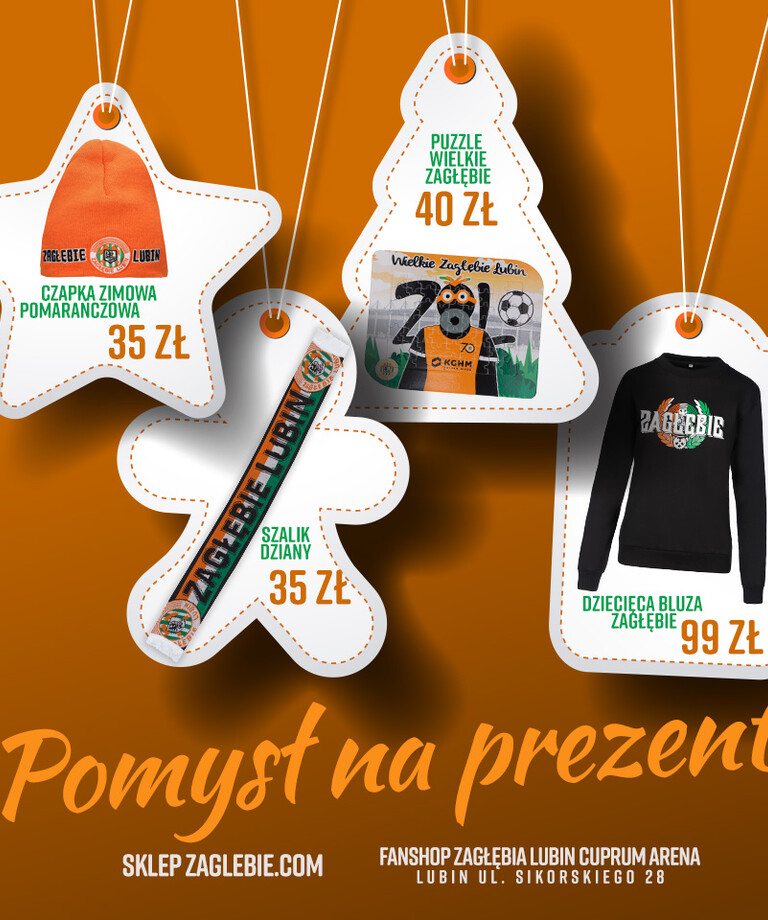 Świąteczne prezenty z FanShopu Zagłębia