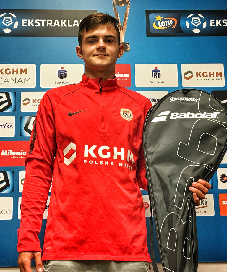 Łukasz Poręba piłkarzem Sierpnia 2018! Łukasz Poręba piłkarzem Sierpnia 2018!