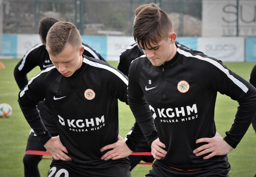 Trenują z pierwszą drużyną KGHM Zagłębia