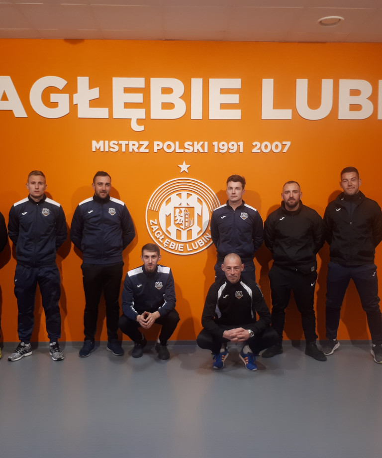 Trenerzy z Akademii Piłkarskiej Reissa na stażu w AP KGHM Zagłębie 