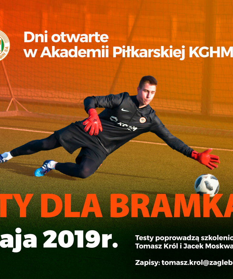 Testy dla bramkarzy - ruszyły zapisy! Testy dla bramkarzy - ruszyły zapisy!