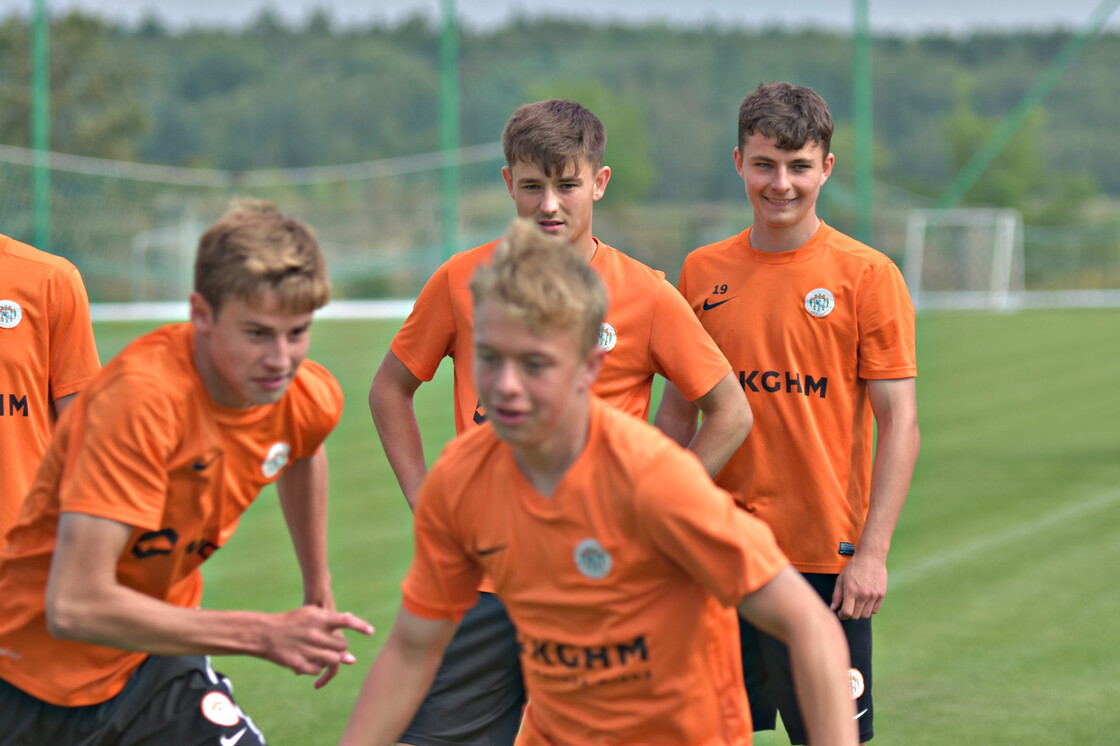 Trening juniorów starszych w obiektywie