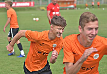 Trening juniorów starszych w obiektywie