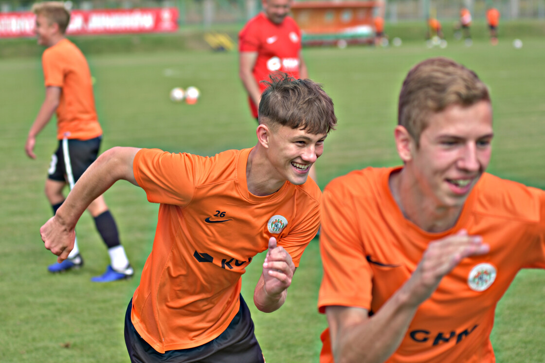 Trening juniorów starszych w obiektywie