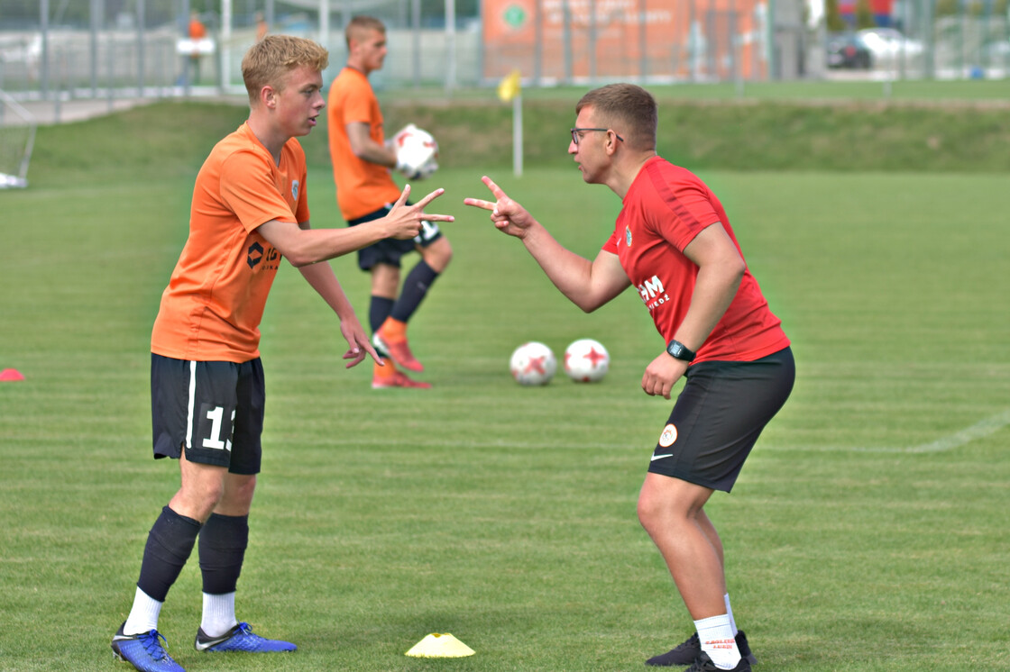 Trening juniorów starszych w obiektywie