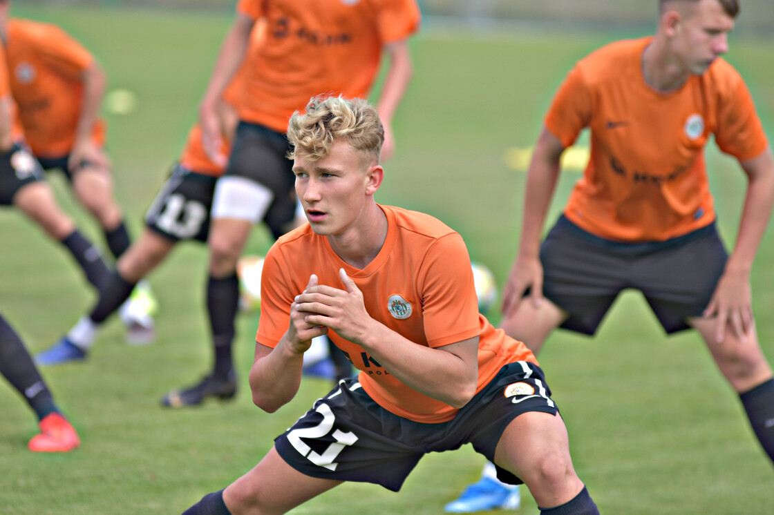 Trening juniorów starszych w obiektywie