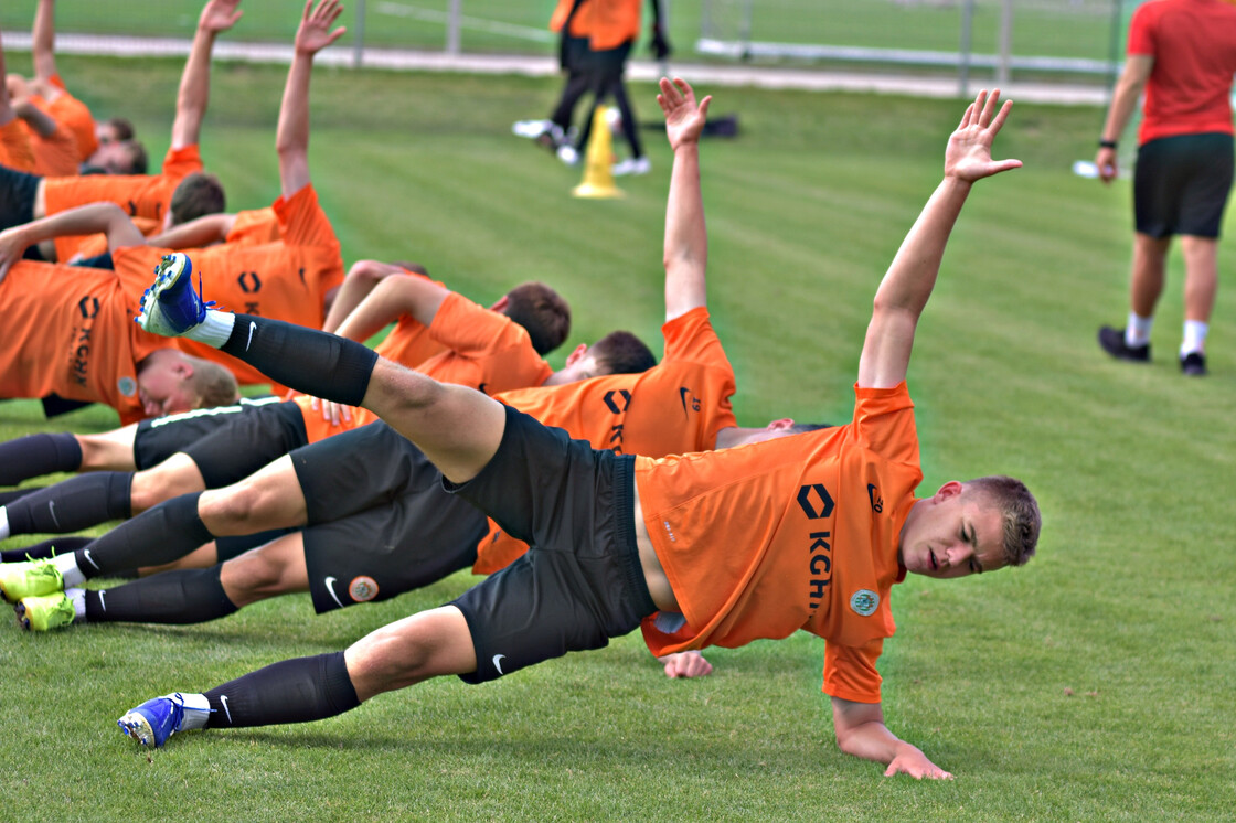 Trening juniorów starszych w obiektywie