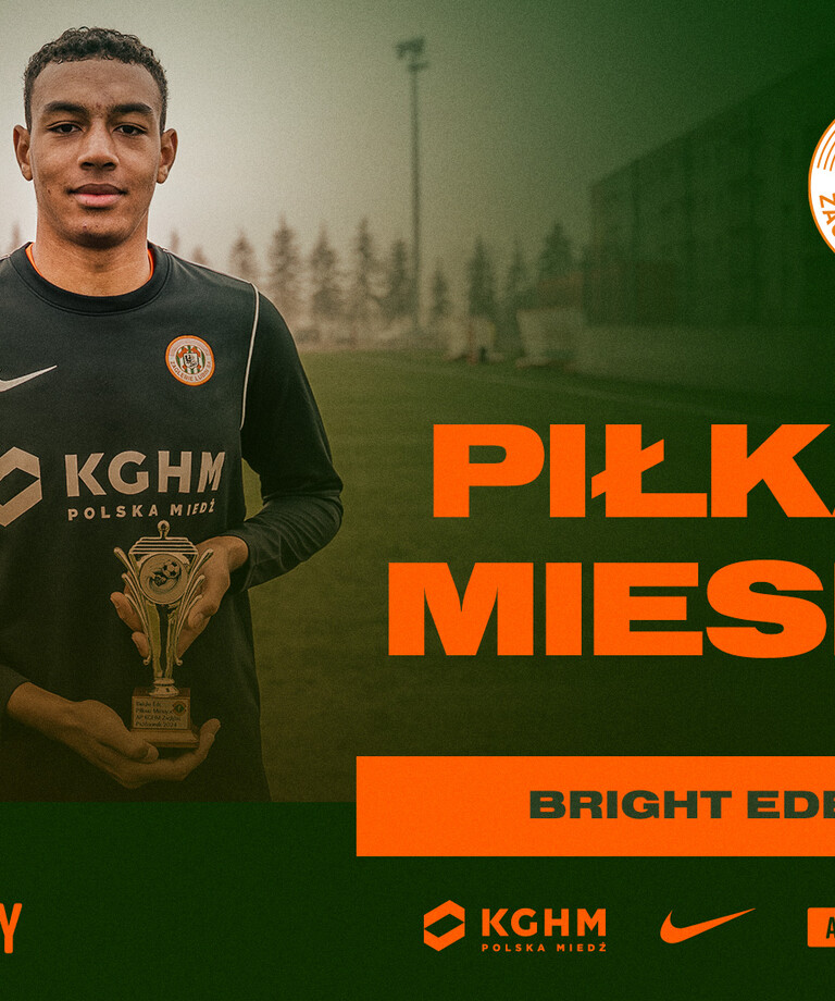 Bright Ede - Piłkarz Miesiąca w AP KGHM Zagłębie | Październik Bright Ede - Piłkarz Miesiąca w AP KGHM Zagłębie | Październik