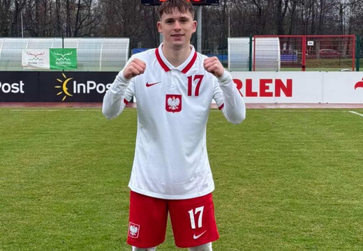 Bramka Dawida Haufy w reprezentacji Polski U-16