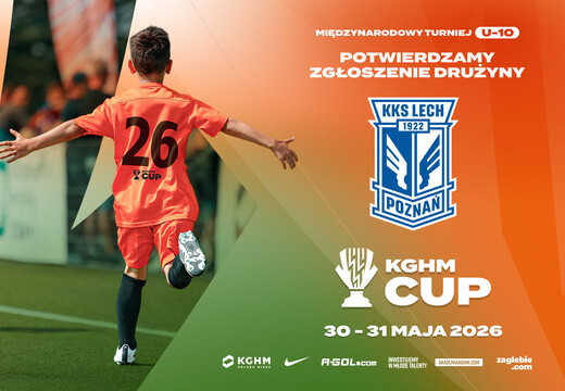 Lech Poznań weźmie udział w turnieju KGHM CUP!