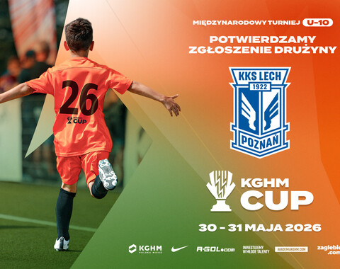 Lech Poznań weźmie udział w turnieju KGHM CUP!