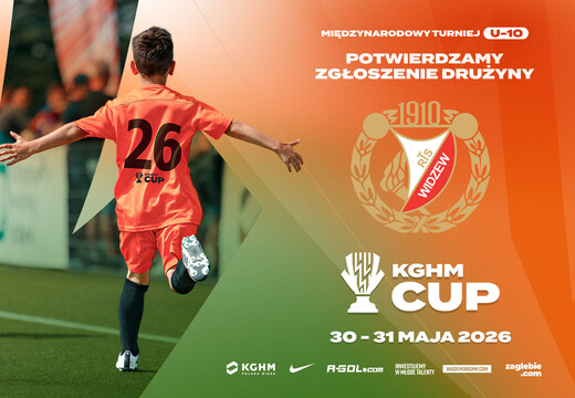 Widzew Łódź weźmie udział w turnieju KGHM CUP!
