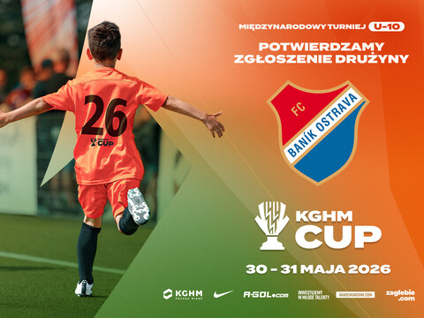 Banik Ostrava weźmie udział w KGHM CUP!