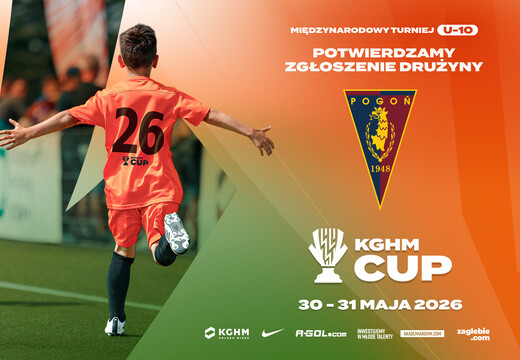 Pogoń Szczecin weźmie udział w turnieju KGHM CUP