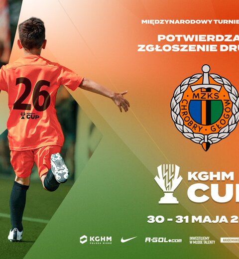 Chrobry Głogów weźmie udział w KGHM CUP!