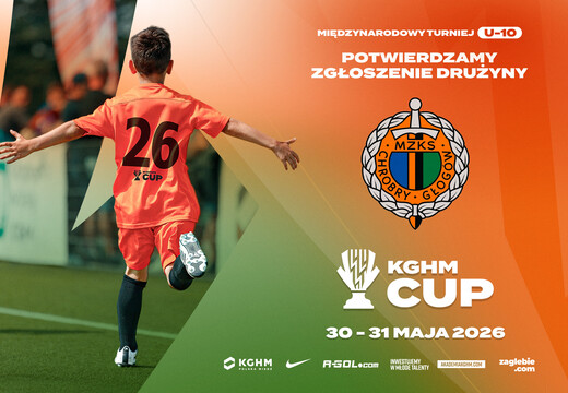 Chrobry Głogów weźmie udział w KGHM CUP!