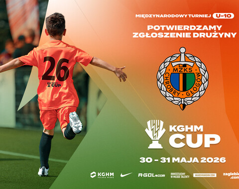Chrobry Głogów weźmie udział w KGHM CUP!