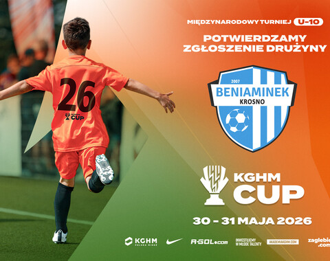 Beniaminek Krosno weźmie udział w turnieju KGHM CUP