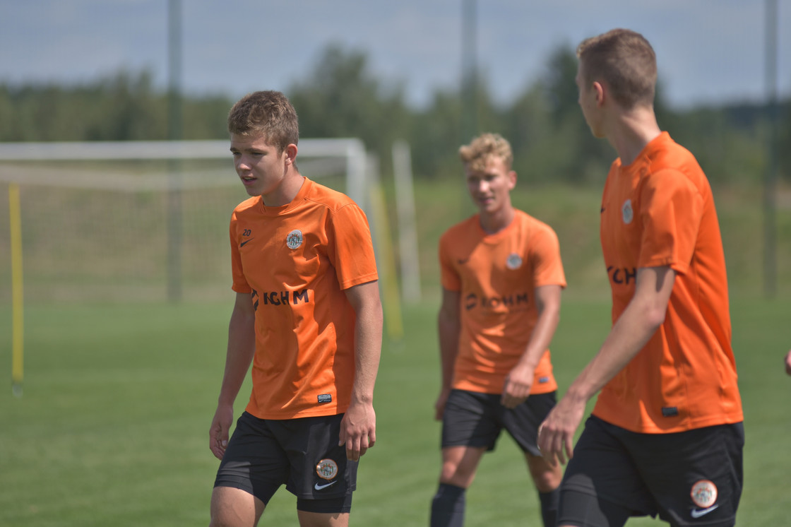 Trening juniorów starszych w obiektywie 