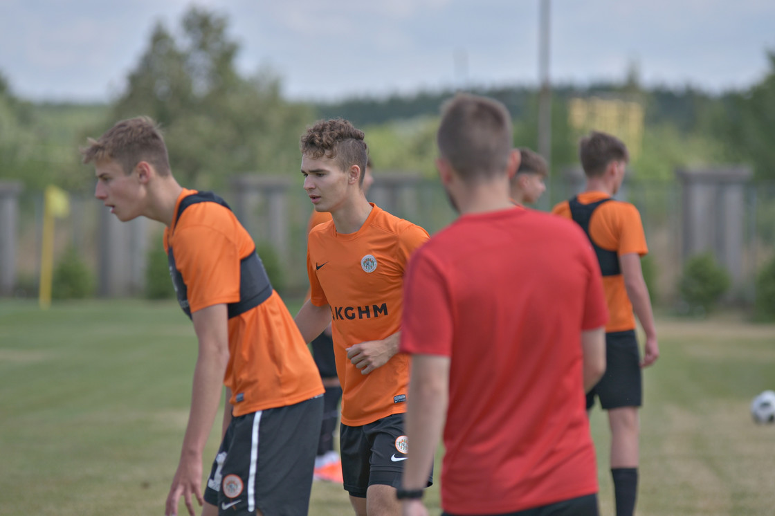 Trening juniorów starszych w obiektywie 