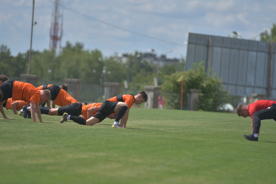 Trening juniorów starszych w obiektywie 