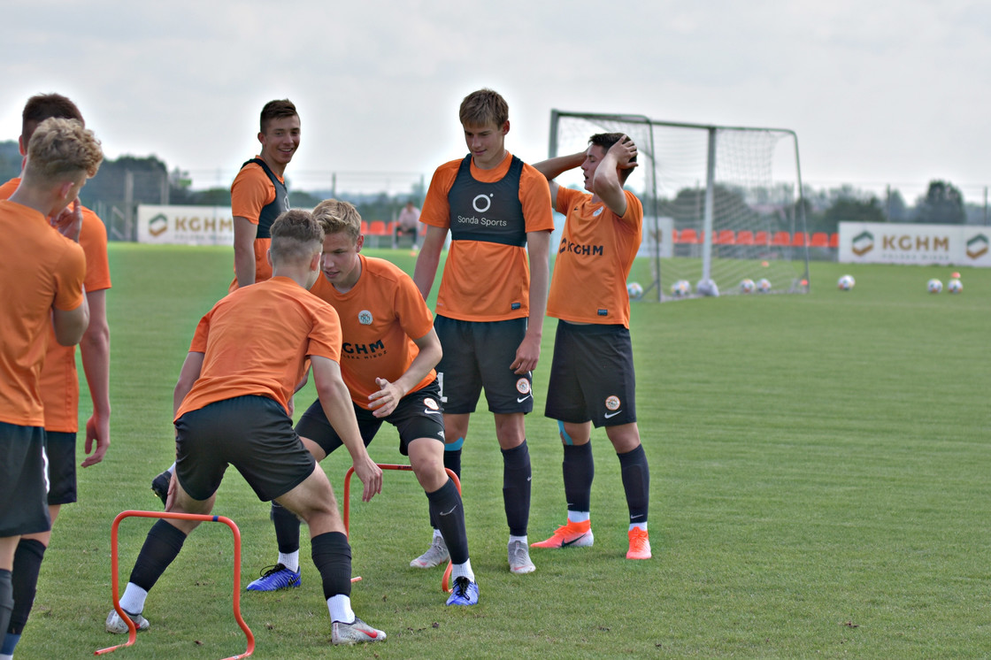 Trening przed ligą Trening przed ligą