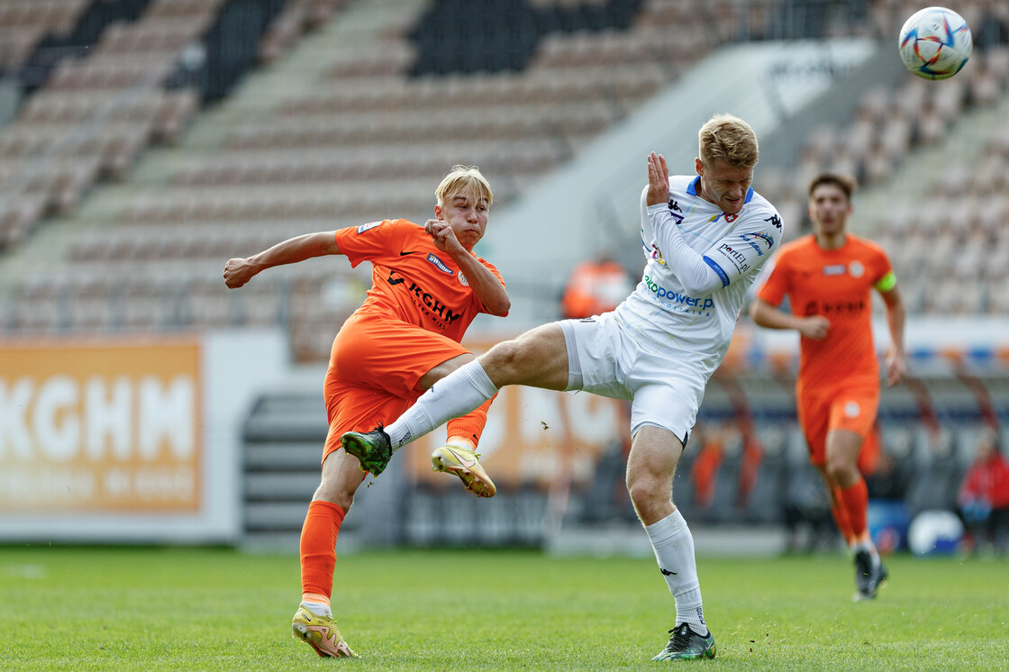 eWinner 2 liga: KGHM Zagłębie II Lubin - Olimpia Elbląg | FOTO