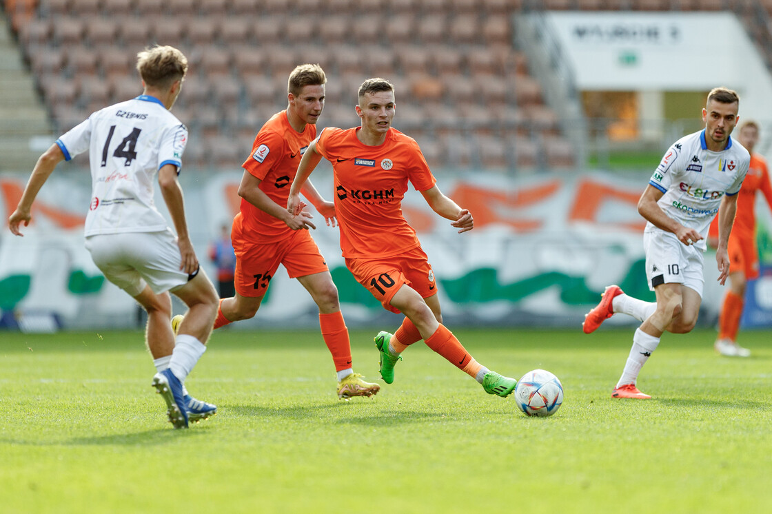 eWinner 2 liga: KGHM Zagłębie II Lubin - Olimpia Elbląg | FOTO