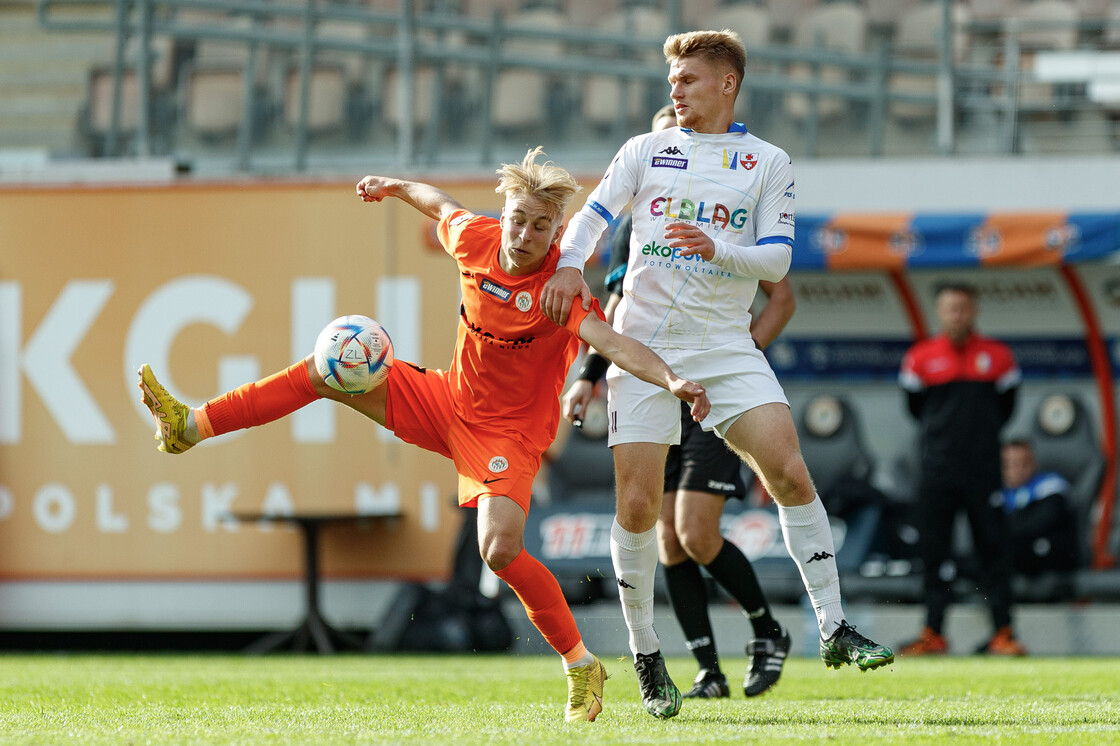 eWinner 2 liga: KGHM Zagłębie II Lubin - Olimpia Elbląg | FOTO