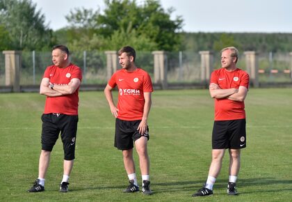 Wspólny trening zawodników drużyn U21 i U18