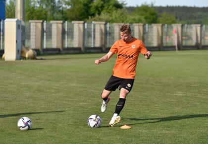 Wspólny trening zawodników drużyn U21 i U18