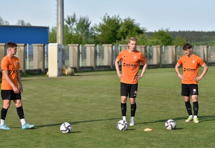 Wspólny trening zawodników drużyn U21 i U18