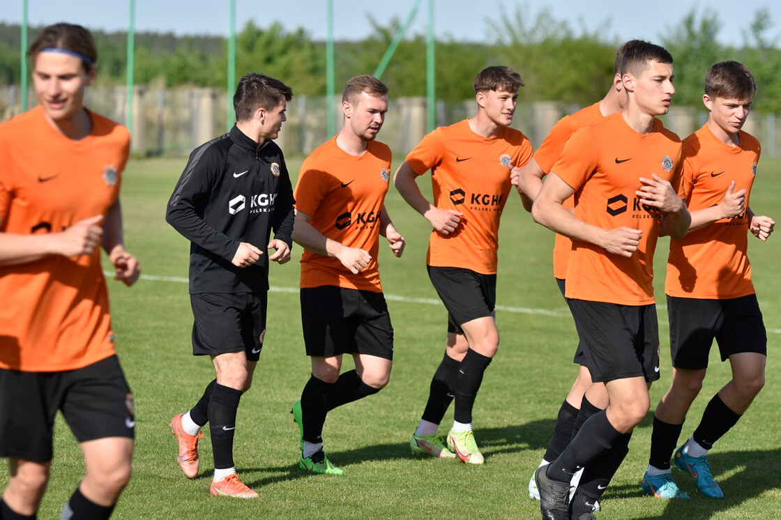 Wspólny trening zawodników drużyn U21 i U18