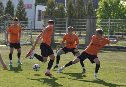 Wspólny trening zawodników drużyn U21 i U18