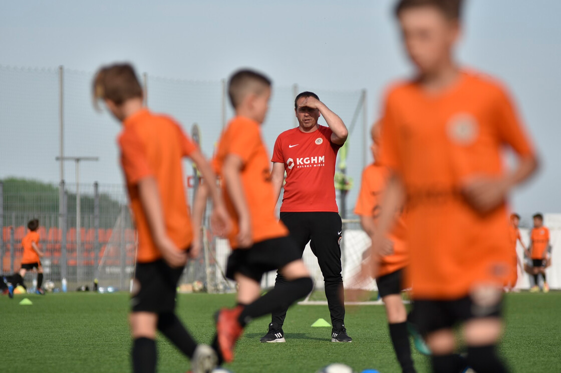 Poniedziałkowy trening naszych zespołów Poniedziałkowy trening naszych zespołów