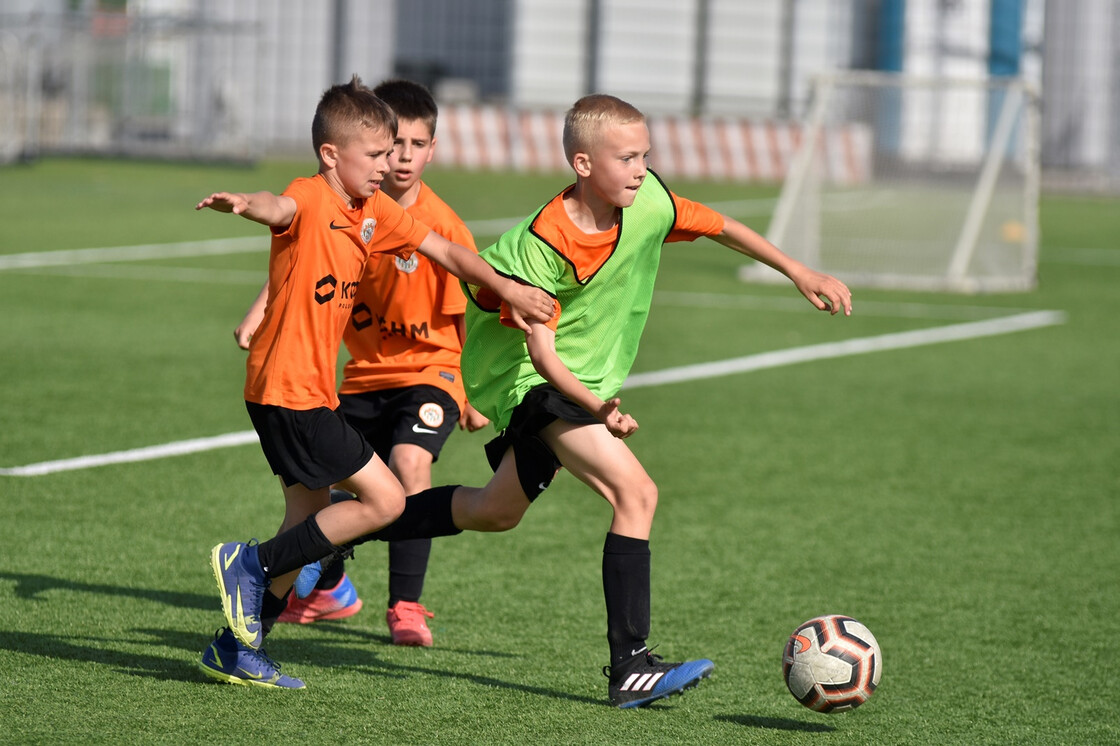 Poniedziałkowy trening naszych zespołów Poniedziałkowy trening naszych zespołów
