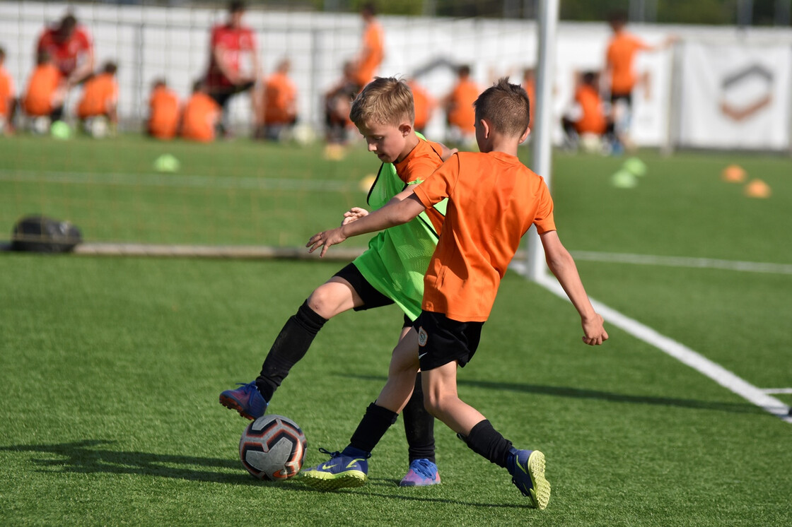 Poniedziałkowy trening naszych zespołów