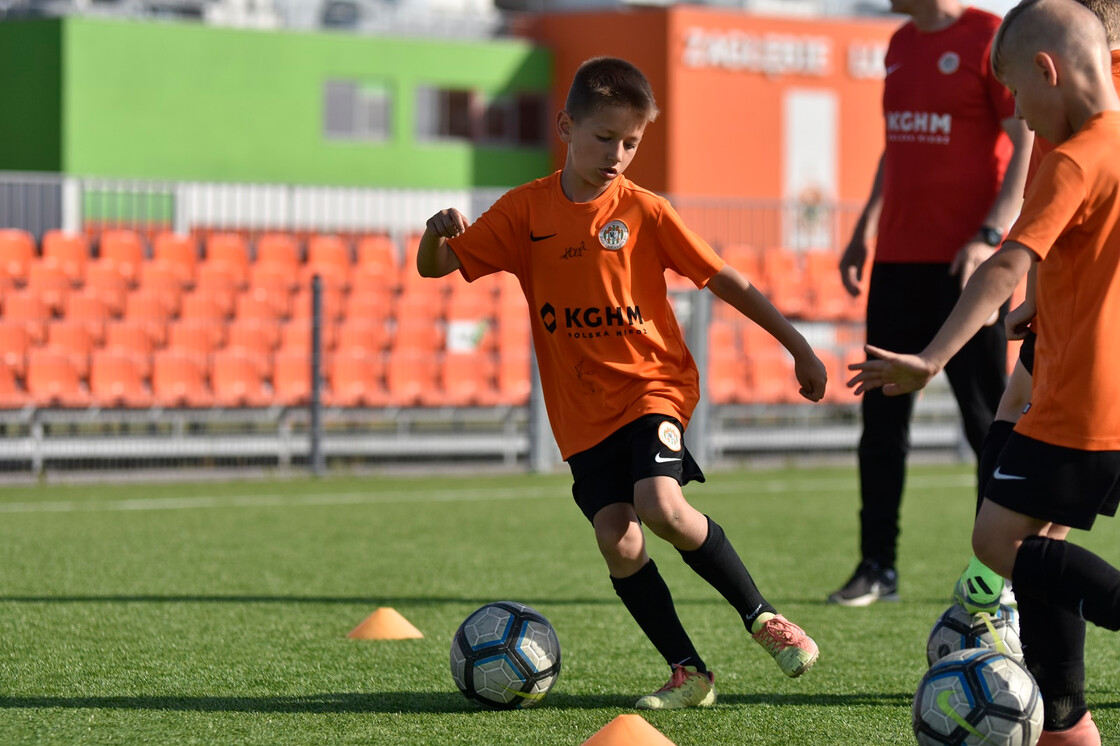 Poniedziałkowy trening naszych zespołów Poniedziałkowy trening naszych zespołów