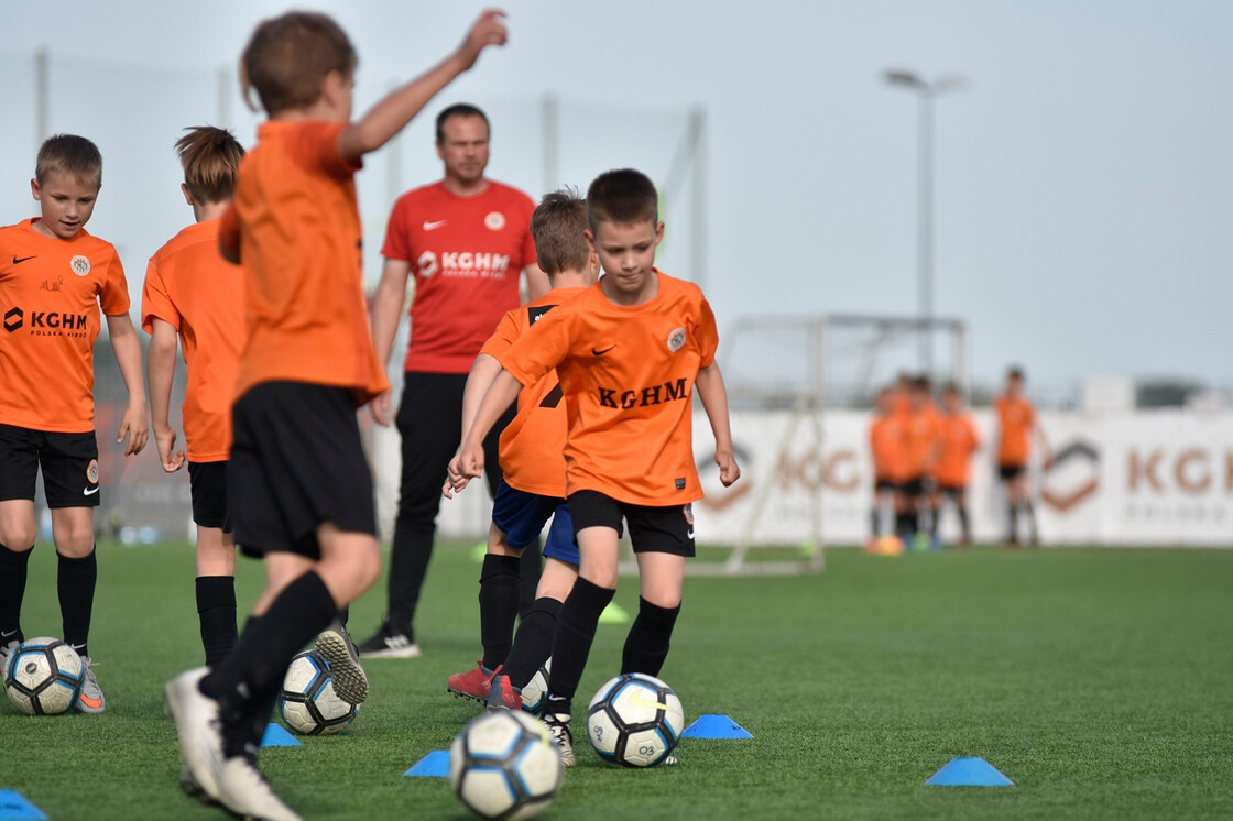 Poniedziałkowy trening naszych zespołów