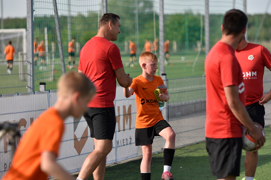 Poniedziałkowy trening naszych zespołów