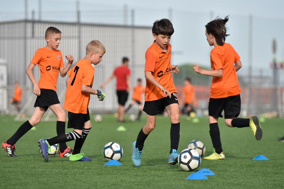 Poniedziałkowy trening naszych zespołów