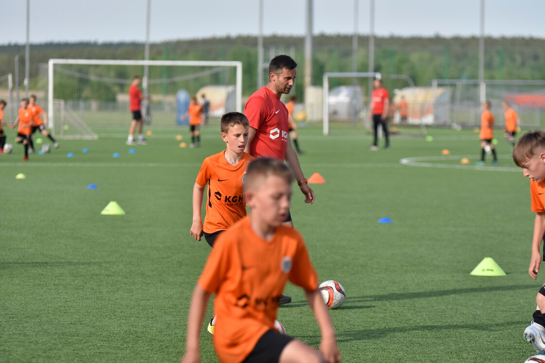 Poniedziałkowy trening naszych zespołów