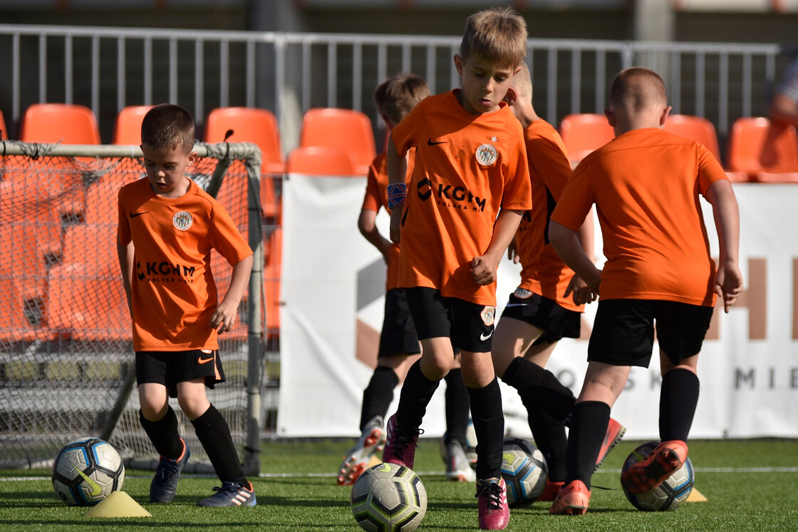 Poniedziałkowy trening naszych zespołów