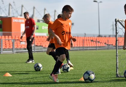 Poniedziałkowy trening naszych zespołów