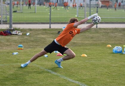 Poniedziałkowy trening naszych zespołów