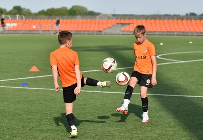 Poniedziałkowy trening naszych zespołów