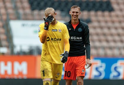 eWinner 2 liga: KGHM Zagłębie II Lubin - Hutnik Kraków | FOTO